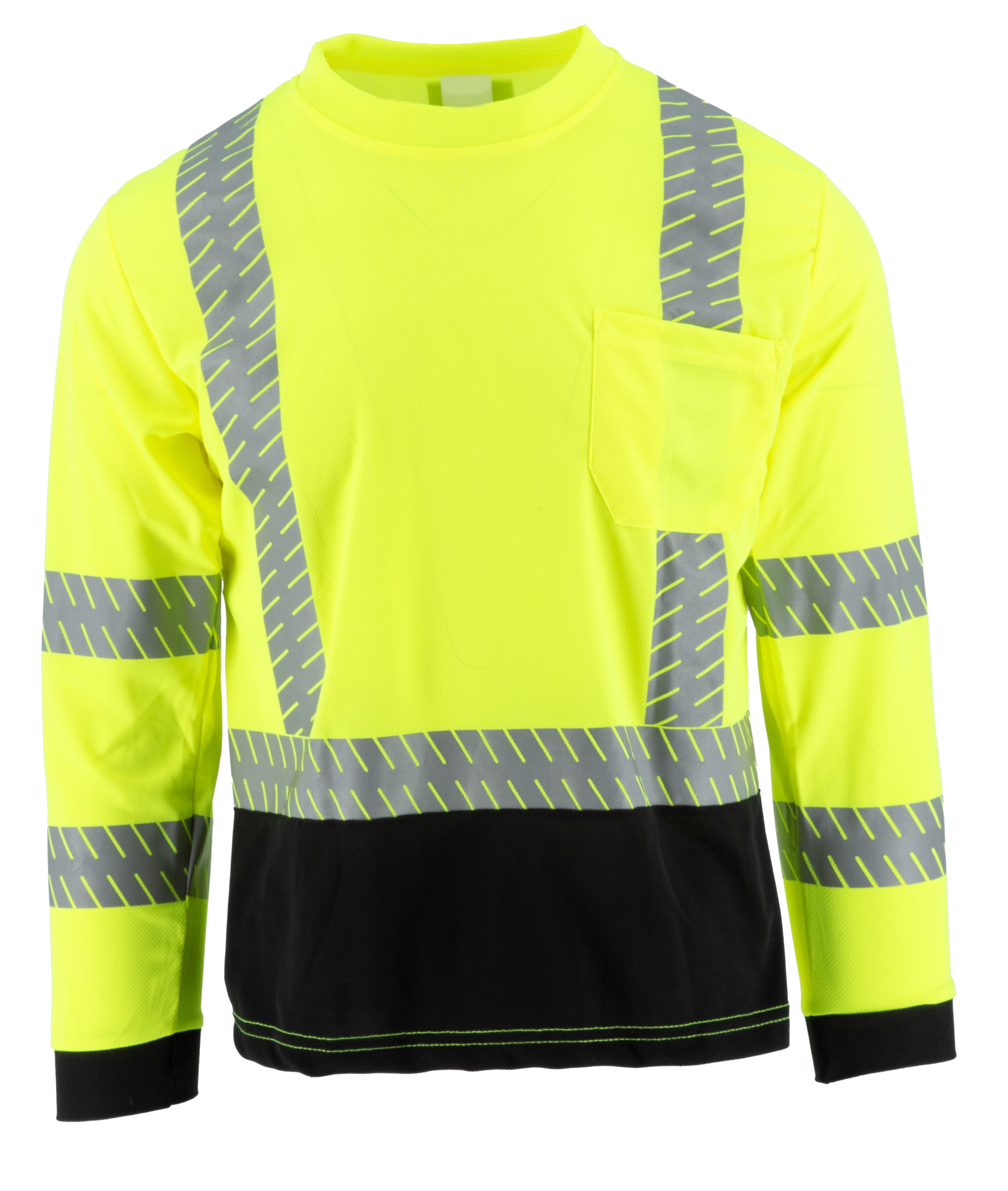 Majesticite  High Visibility Shirt with Reflective Chainsaw Striping, ANSI 3, R